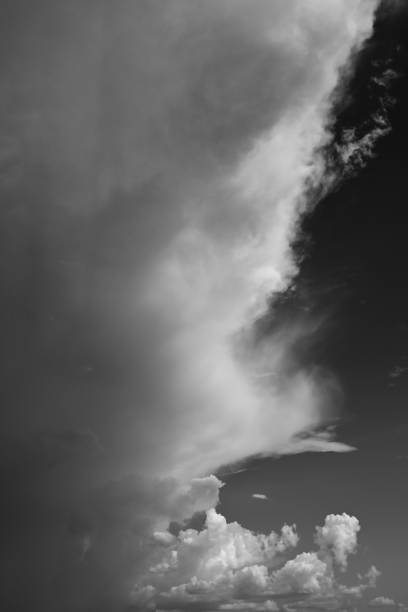 istock black and white image, buautiful sky with cloud in rainy day 2161599635