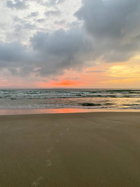 istock Colorful summer sunrise at the beach 2161602260