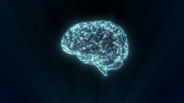 istock Closeup technology Xray Particle Human brain Analysis motion graphic design. Science idea concept. 2161606510