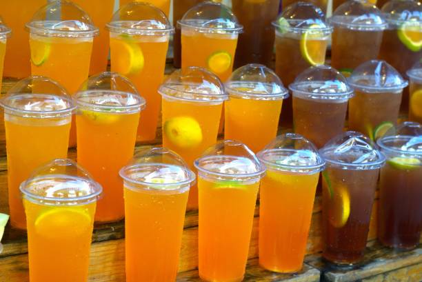 istock A group of orange juice and lemon tea 2161608825