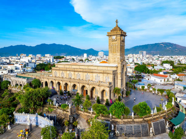 the kito king cathedral in nha trang city - nha trang hình ảnh sẵn có, bức ảnh & hình ảnh trả phí bản quyền một lần