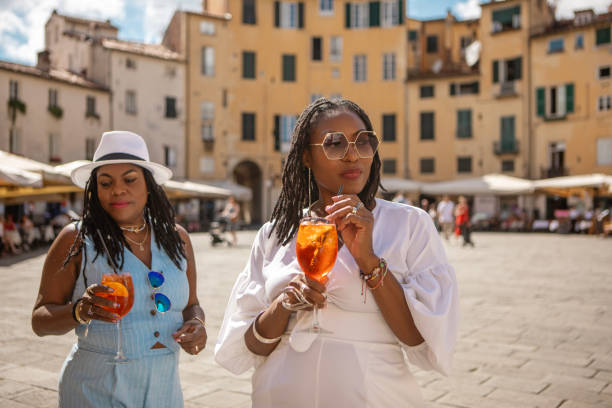 istock Friends enjoying cocktails in Lucca 2161610379