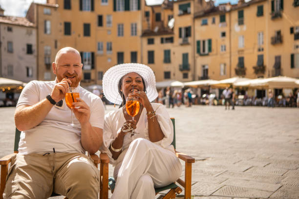 istock Friends enjoying cocktails in Lucca 2161610440