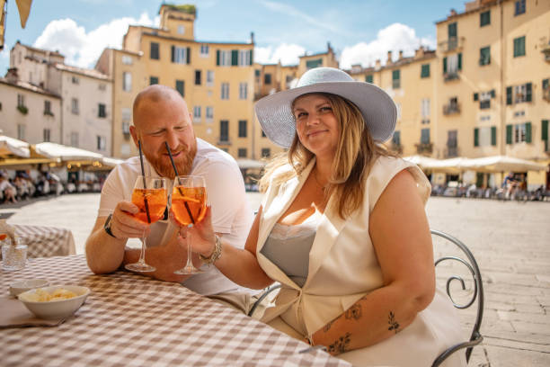 istock Friends enjoying cocktails in Lucca 2161610461