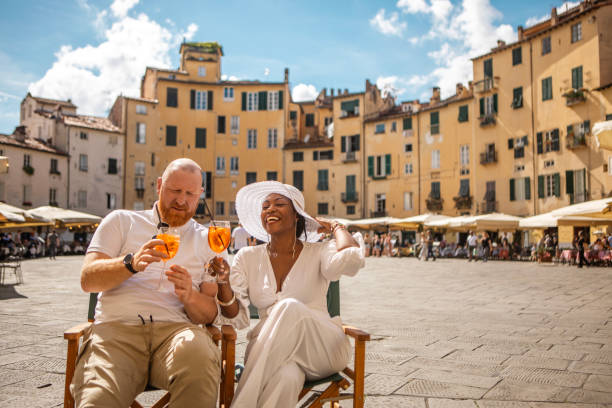 istock Friends enjoying cocktails in Lucca 2161610519
