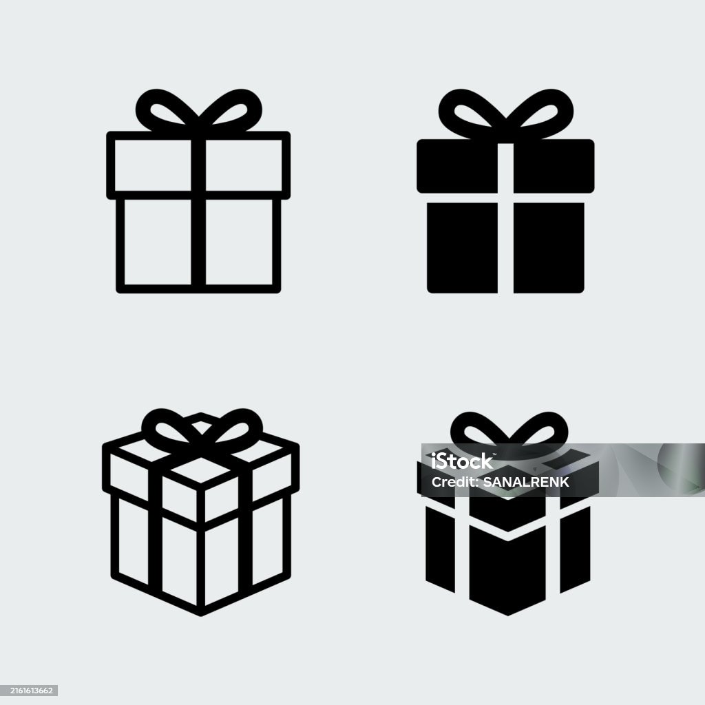 Surprise gift box. Easy editable vector design. - Royalty-free Hediye Vector Art Surprise gift box. Easy editable vector design. - Royalty-free Hediye Vector Art