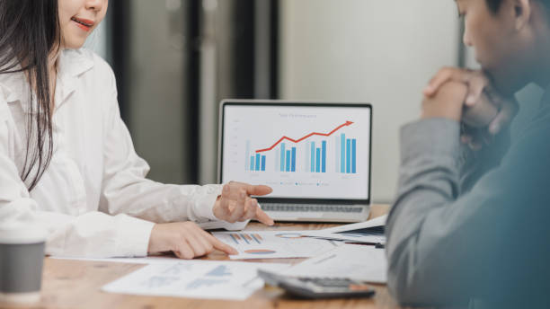 istock Business partners working with analysis report and advisor showing plan. 2161614589
