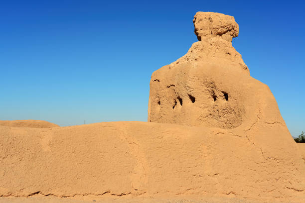 Digital Retro-Look Photos of Ancient Ruins in the Andes, Cieneguilla Peru