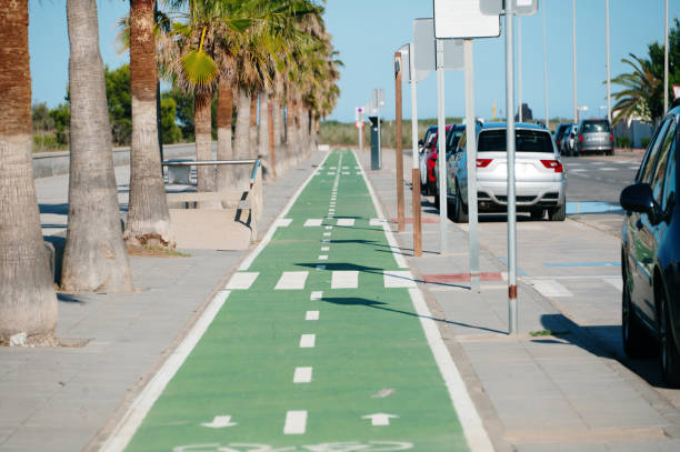 istock Bike lane 2161618734