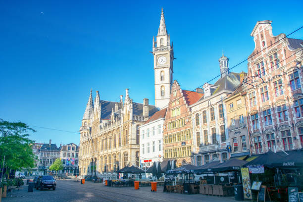 istock Korenmarkt square in Ghent 2161628151