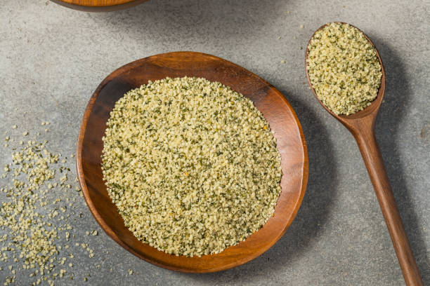 istock Organic Raw Hemp Seeds 2161631182