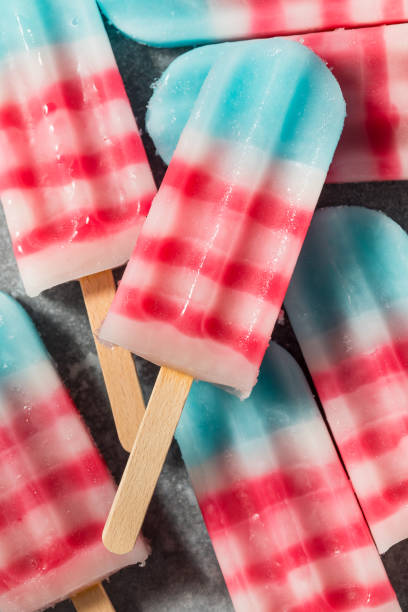 istock Patriotic Red White and Blue Popsicles 2161632141
