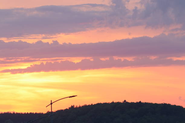 Sunset in the city