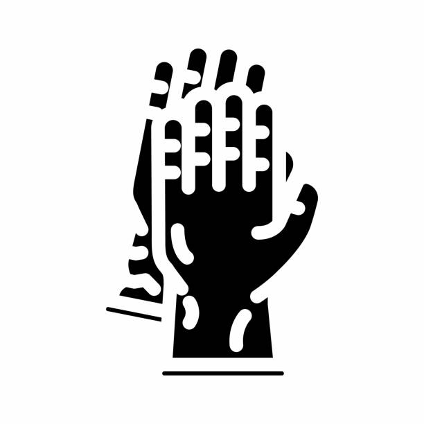 istock chemical resistant gloves ppe protective equipment glyph icon vector illustration 2161649423
