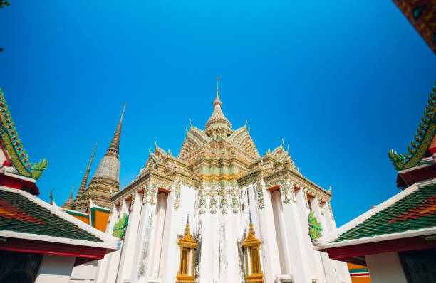 Ancient temples, Wat Pho temple in Bangkok, Thailand