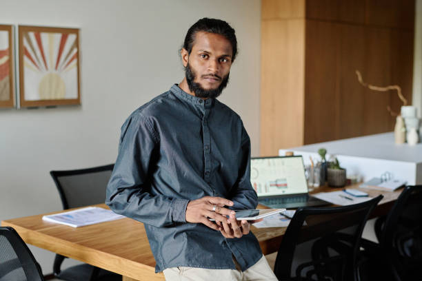 istock Portrait of Young Worker 2161652888