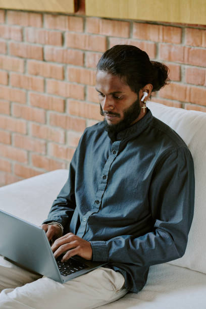 istock Young Male Influencer Having Video Call 2161653093