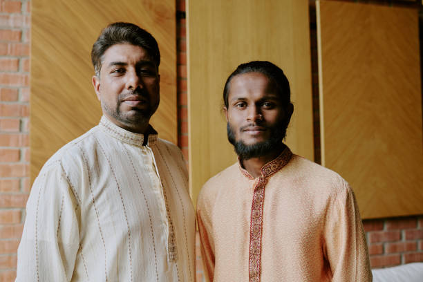 istock Two Indian Male Models Dressed In Traditional Costumes 2161654257
