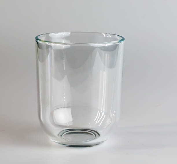 istock Empty glass on a white background. Transparent glass. 2161659770
