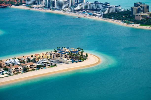 istock Houses on Palm Island in Dubai 2161660412