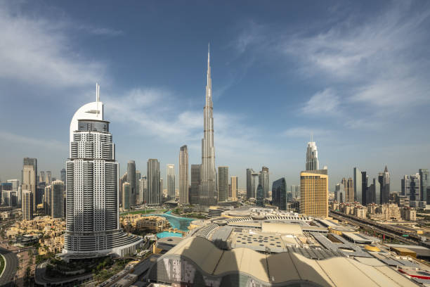 istock Skyscrapers in Dubai Financial District 2161660510