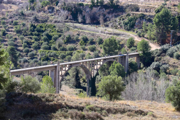 istock El Salt stone bridge in Sierra de Mariola, Alcoy 2161665037