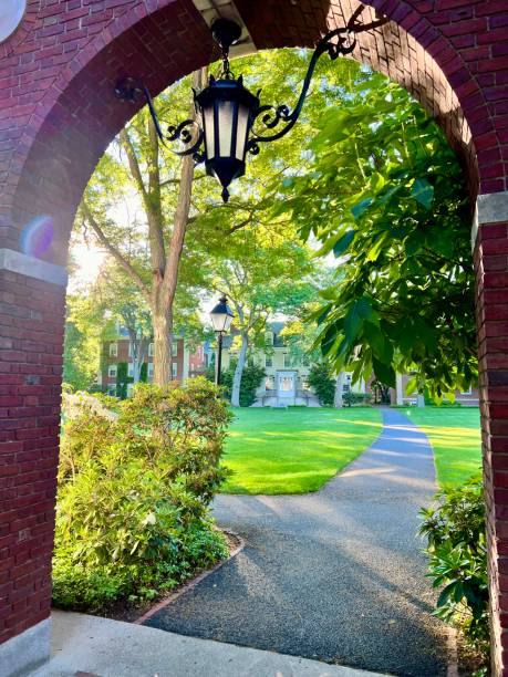 istock Harvard Campus in Campbridge MA in USA 2161666121