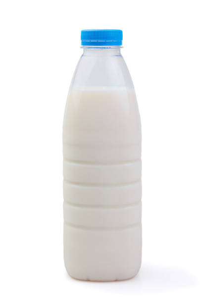 istock Milk in a 1 liter plastic bottle isolated on white background 2161667758