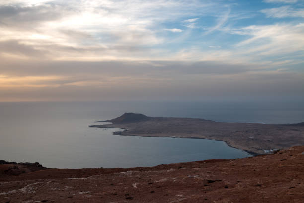 Sunset over Chania on Crete, Greece