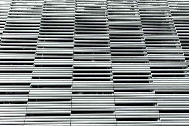 istock Closeup wall made from plastic pipes, abstract background with copy space 2161668873