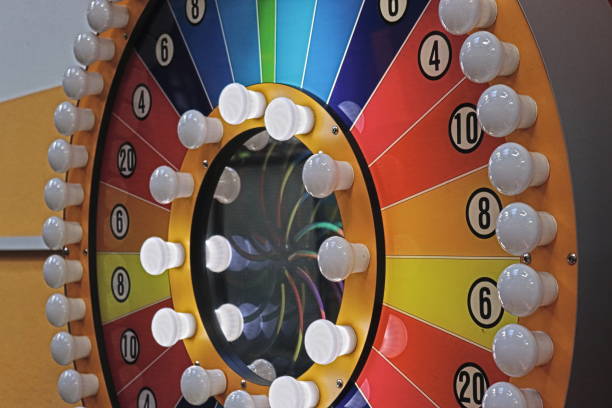 istock Drawing game machine. Gambling in the amusement park. 2161672184
