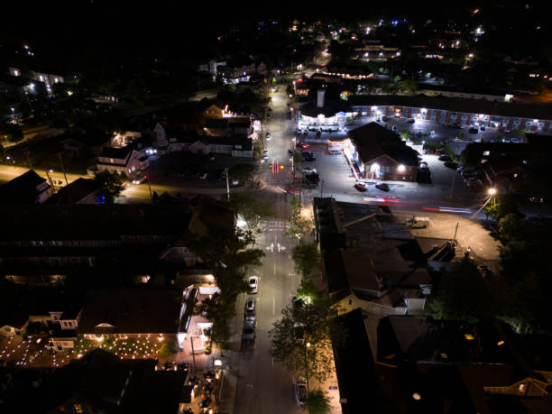 istock Night photo Hyannis, Cape Cod, Massachusetts, USA 2161673060