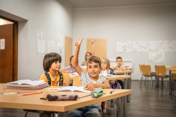 When class becomes dull. The kids started to feel play mischievous.
