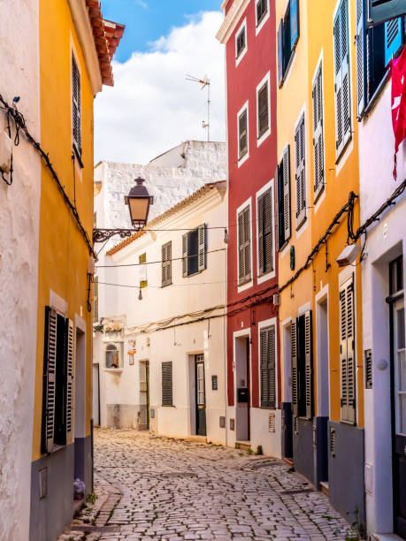 istock Colorful alley with charming traditional buildings. 2161677331