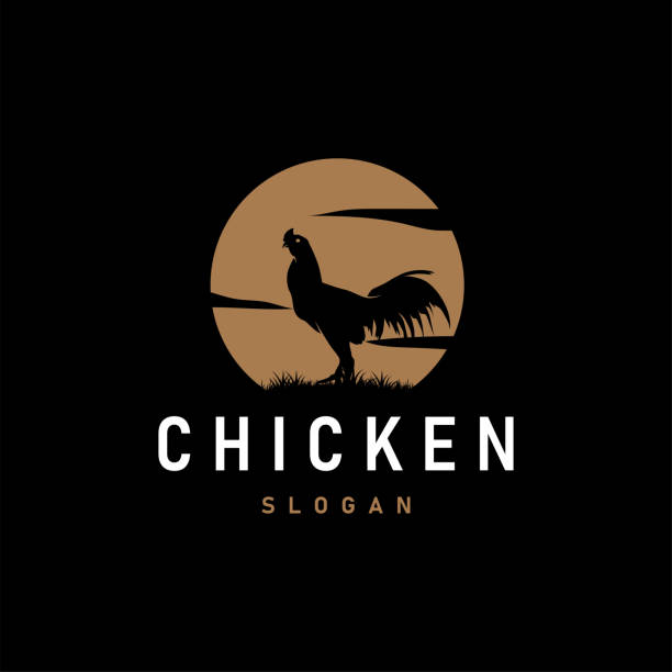 istock Chicken symbol, For Roast Chicken Restaurant, Farm Vector, Simple Minimalist Design For Restaurant Food Business 2161681951
