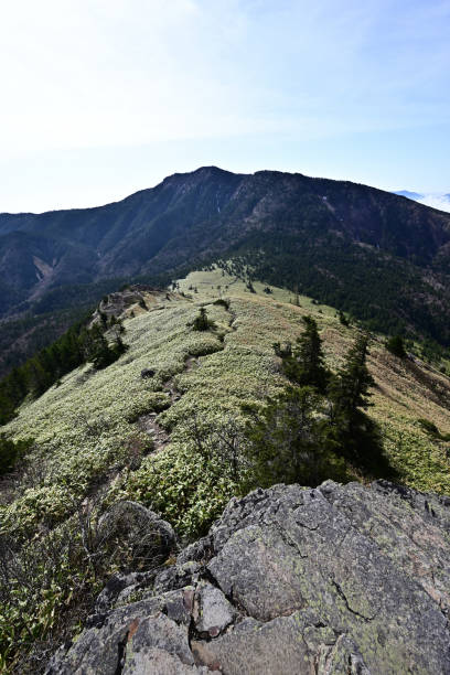 istock Climbing Mt. Azumaya, Nagano, Japan 2161693213