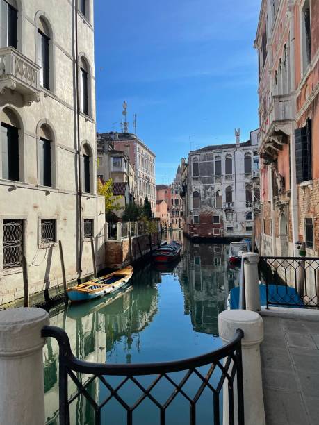 istock Boats on the canal 2161693316