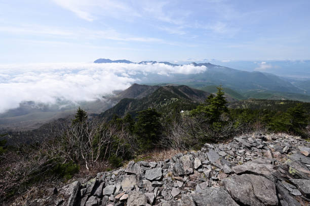 istock Climbing Mt. Azumaya, Nagano, Japan 2161694026
