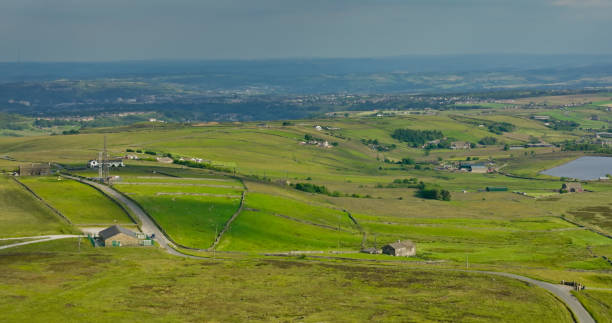 istock Rural Scenery in West Yorkshire - Aerial 2161694105