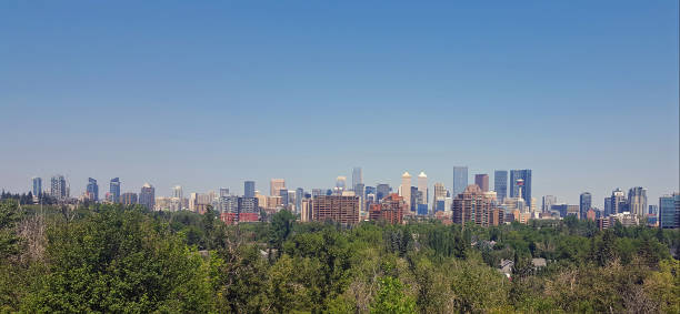 istock Full Calgary Skyline From South Looking North In July 2161695379