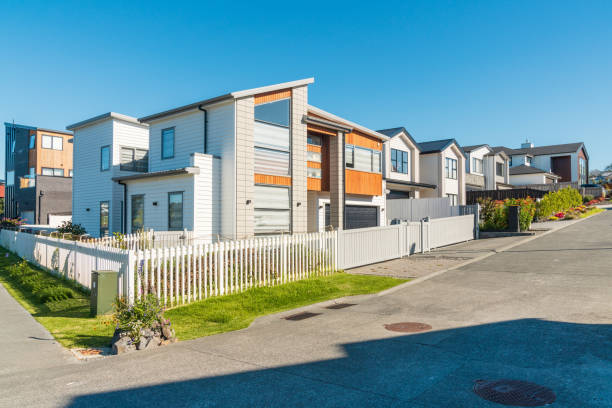 istock Contemporary housing estate. 2161698858