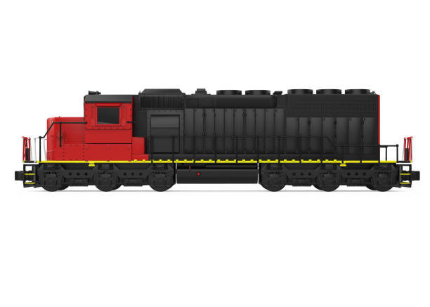 istock Diesel Locomotive Train Isolated 2161702283