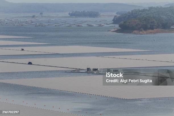The Largest Floating Solar Power Panel In West Java Indonesia Stock Photo - Download Image Now