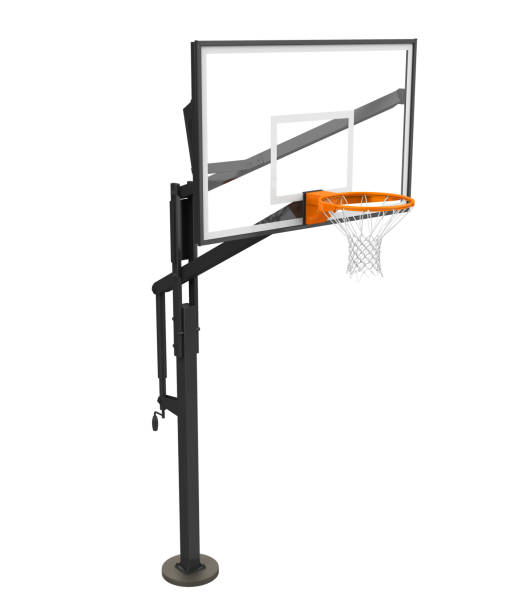 istock Basketball Hoop Isolated 2161702383