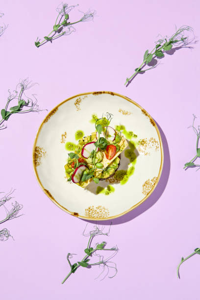 istock Vibrant Vegan Beet Tartare with Avocado on Elegant Plate 2161702609