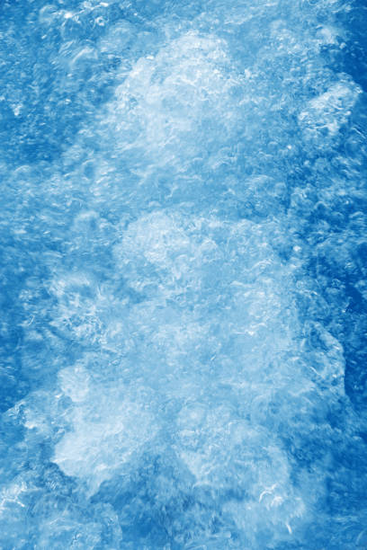istock Abstract transparent water texture, bubbling clear water as textured background, purity and beauty of nature, natural ripples and waves on white blue aquatic surface, nature environment 2161702689