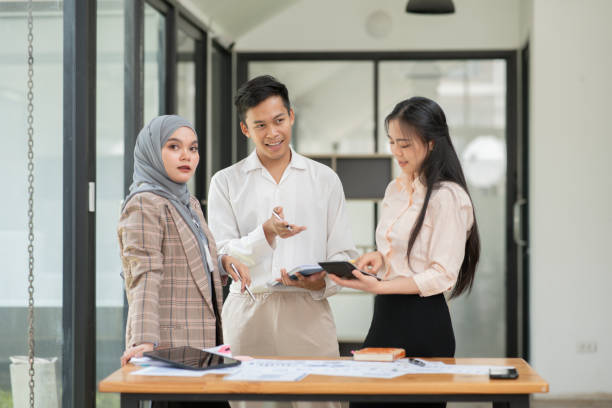 istock Group of business people 2161704315