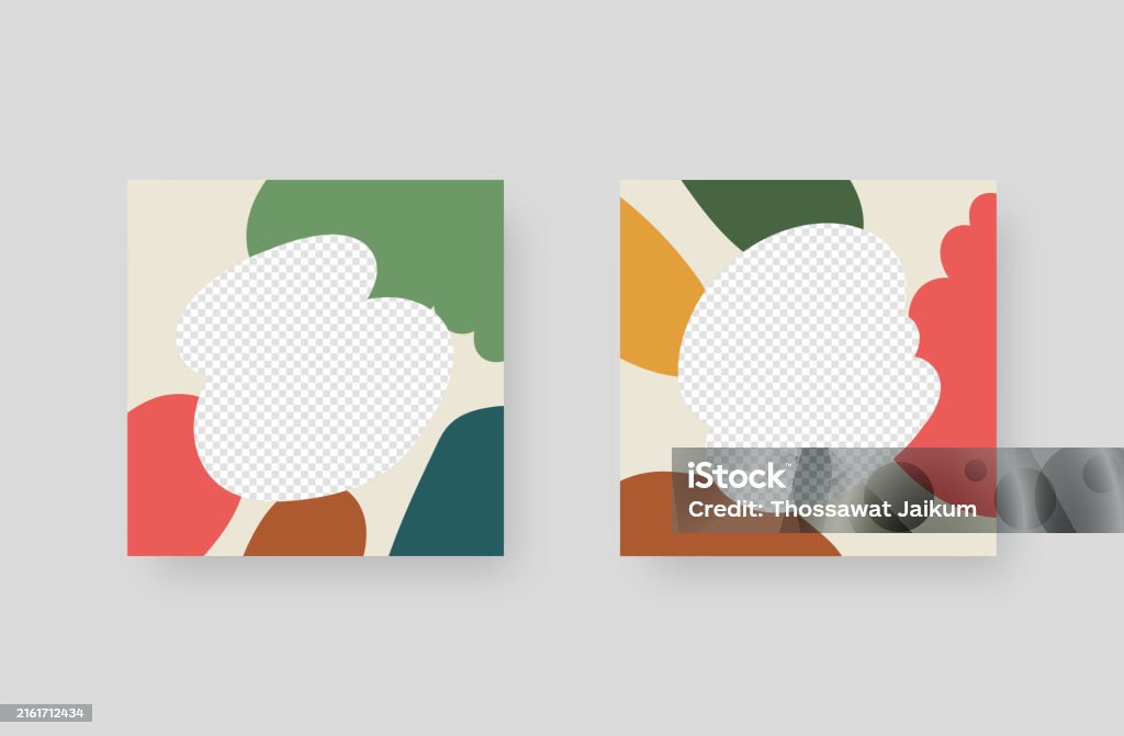 Post Simple Background Social Media Post Background Stock Illustration - Download Image Now ...
