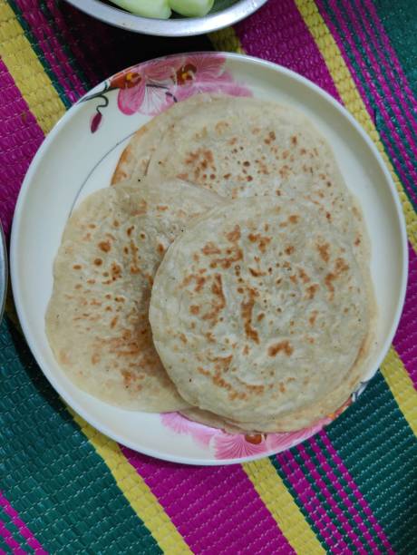 istock white Chapatti on the plate 2161713846