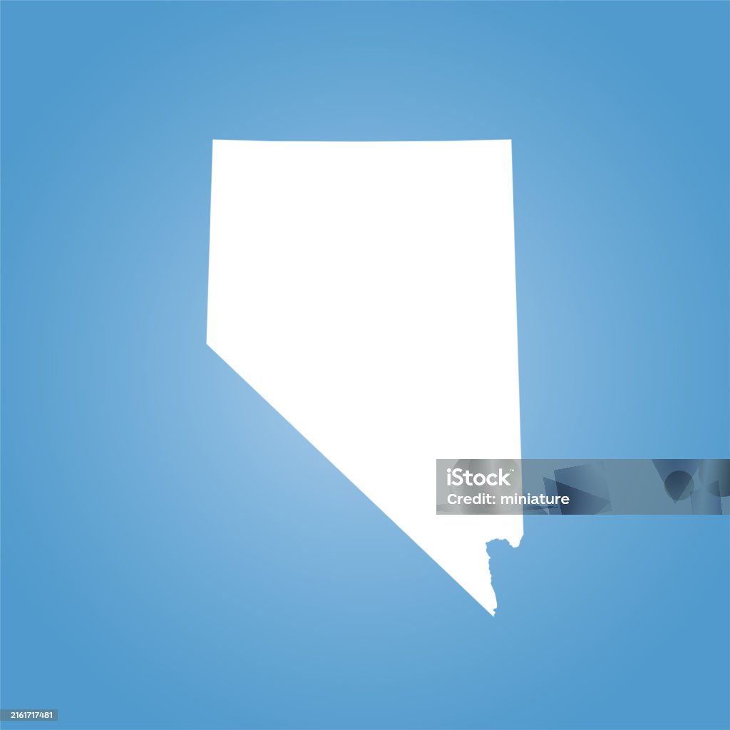 Neavd Nevada Map Stock Illustration - Download Image Now - Abstract, American ...